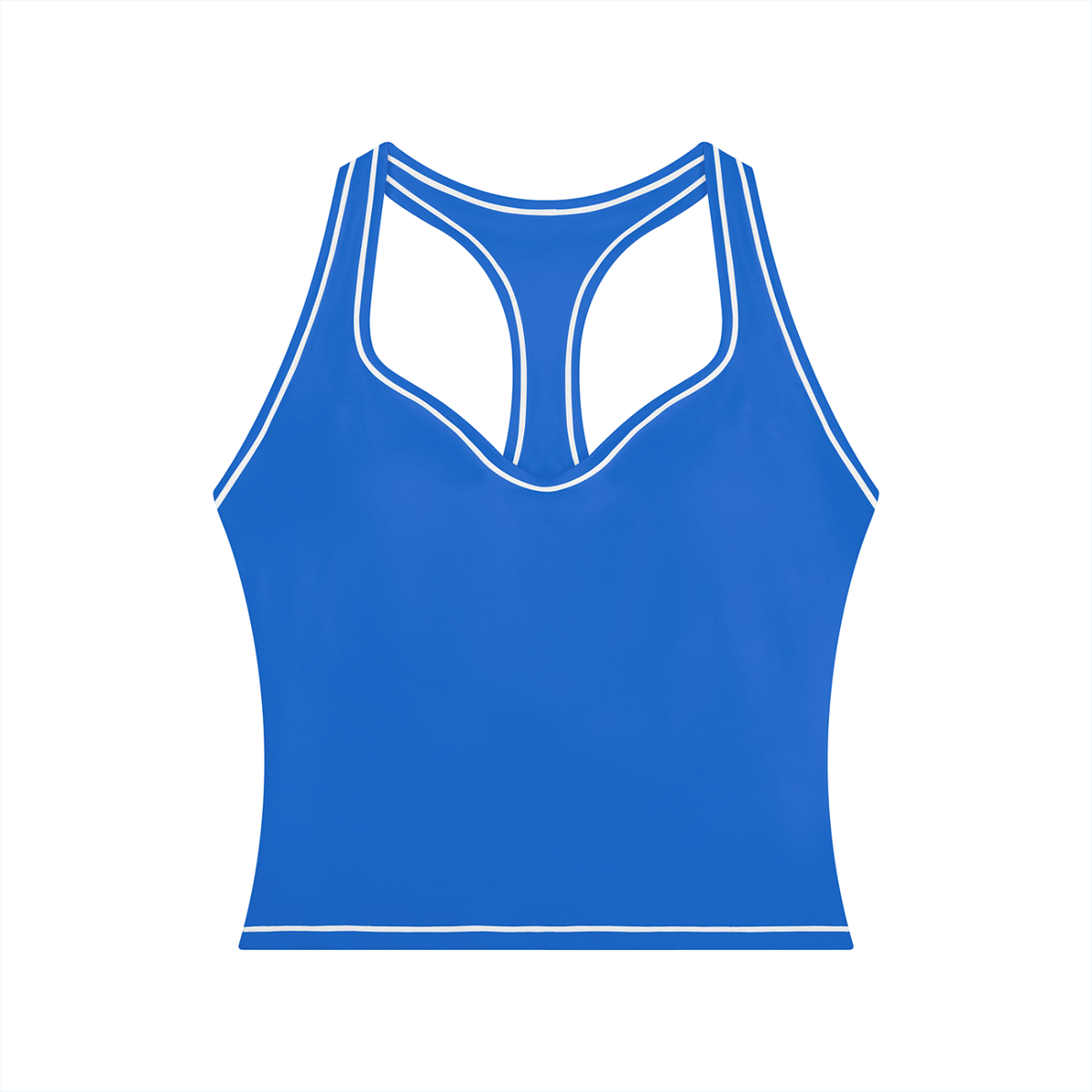Stride Topstitch Crop Tank, women's activewear, view 4