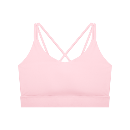 Tandem Cross-Over Sports Bra, women's activewear, view 4
