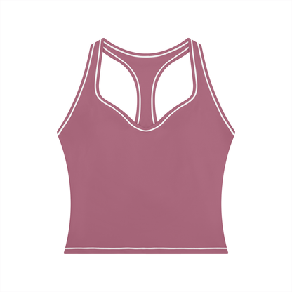 Stride Topstitch Crop Tank, women's activewear, view 5