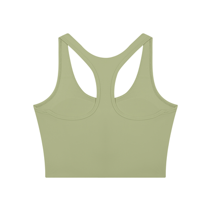 Block Two-Tone Crop Tank, women's activewear, view 9