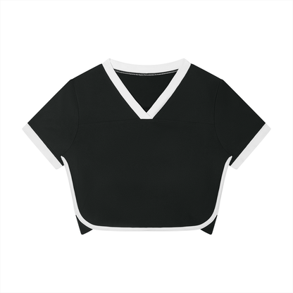 Stride V-Neck Ringer Tee, women's activewear, view 2