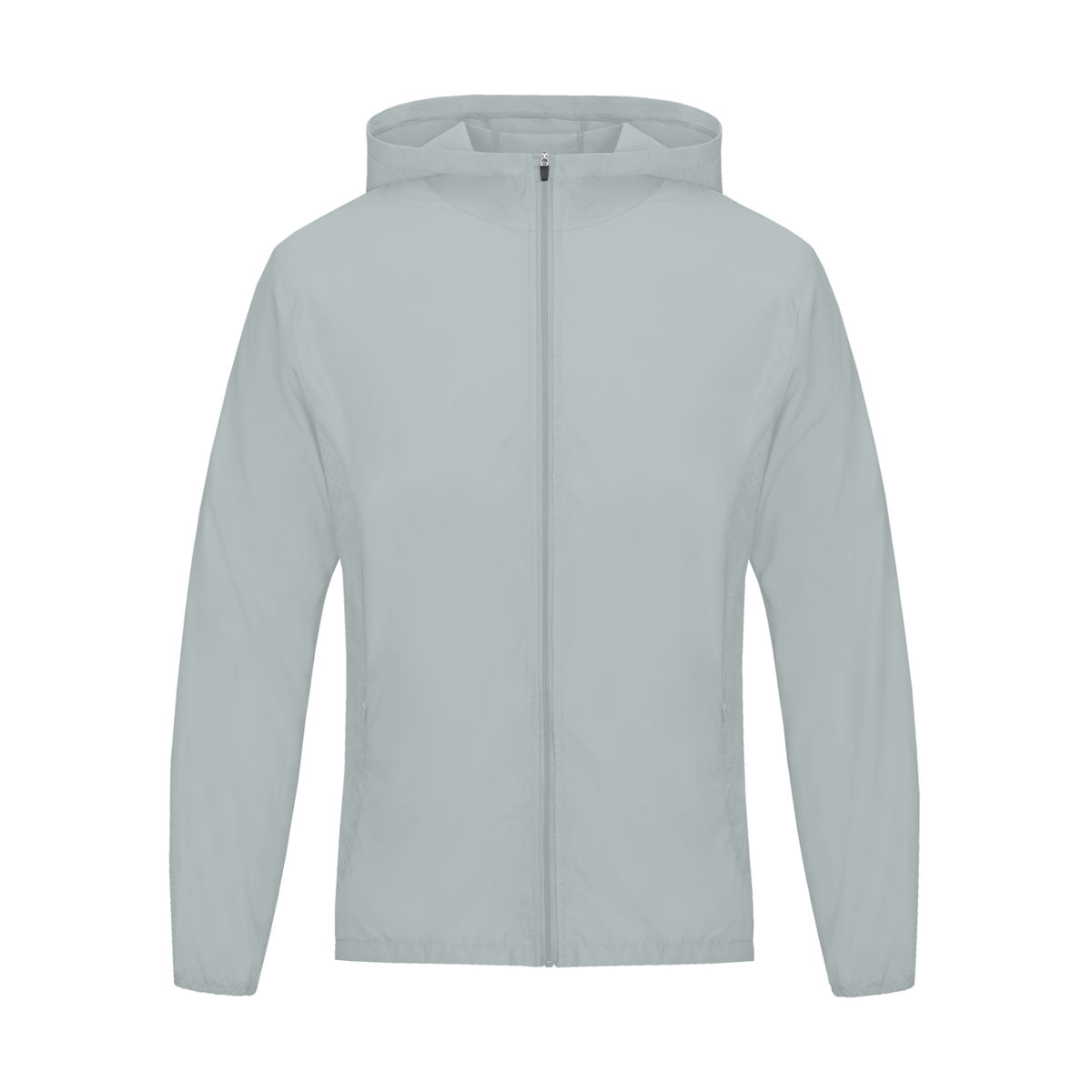 Recover Lightweight Zip Hoodie in Light Gray, unisex activewear