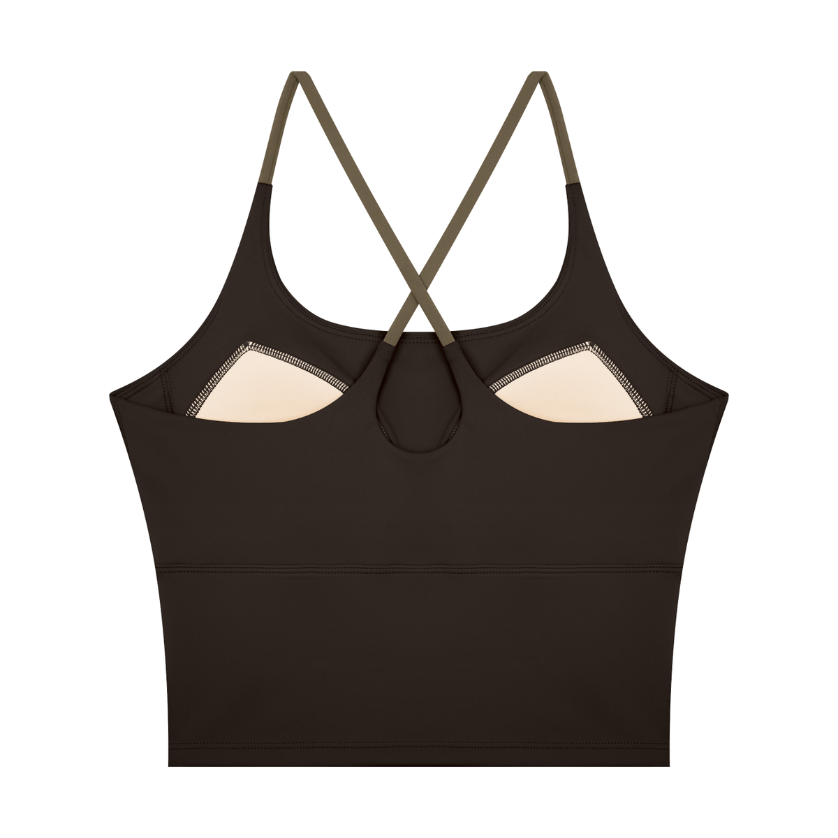 Block Lined Crop Tank, women's activewear, view 9