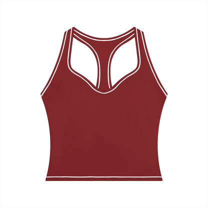 Stride Topstitch Crop Tank, women's activewear, view 8