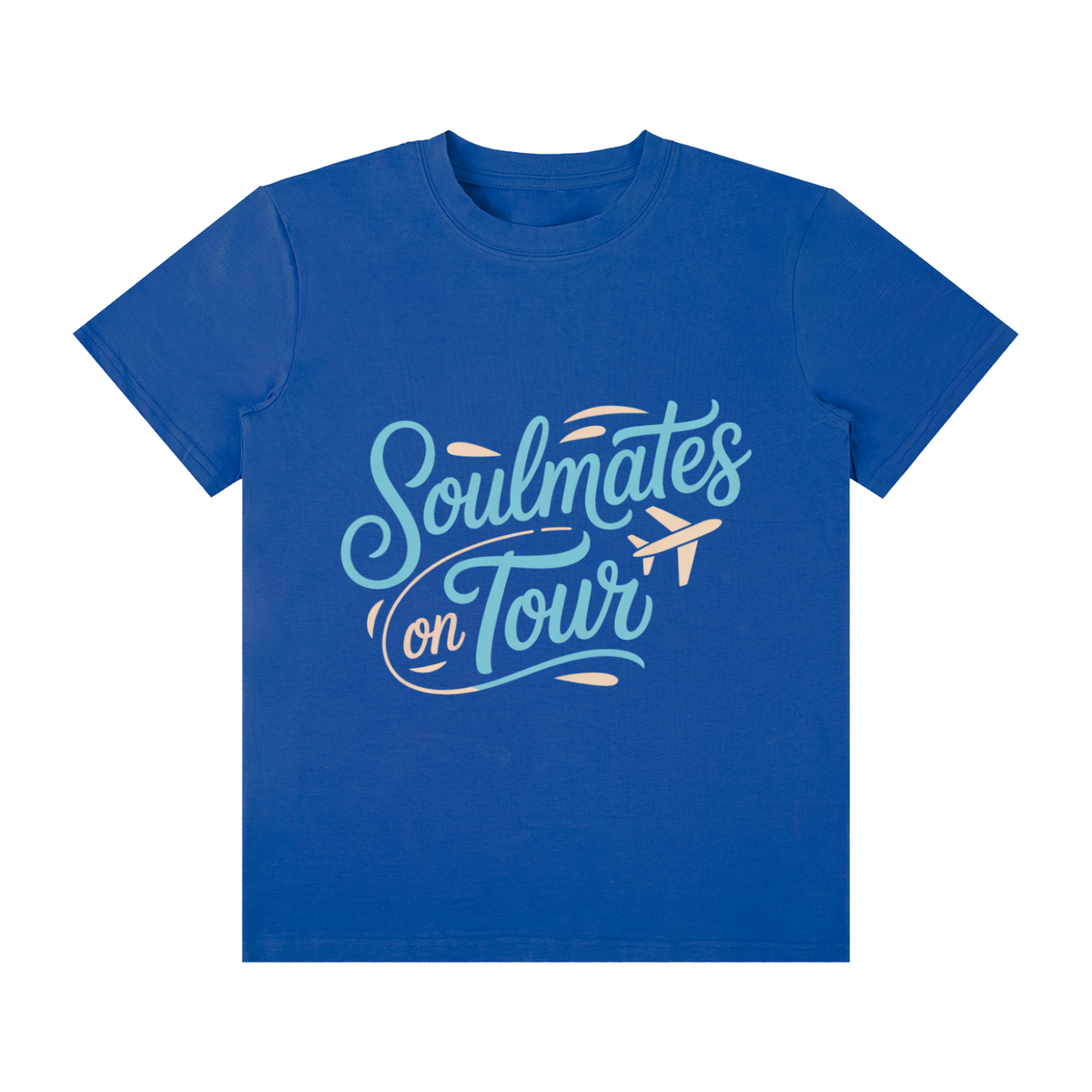 Soulmates on Tour Classic Tee in Lapis Blue, unisex streetwear