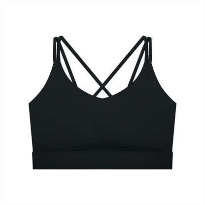 Tandem Cross-Over Sports Bra, women's activewear, view 2