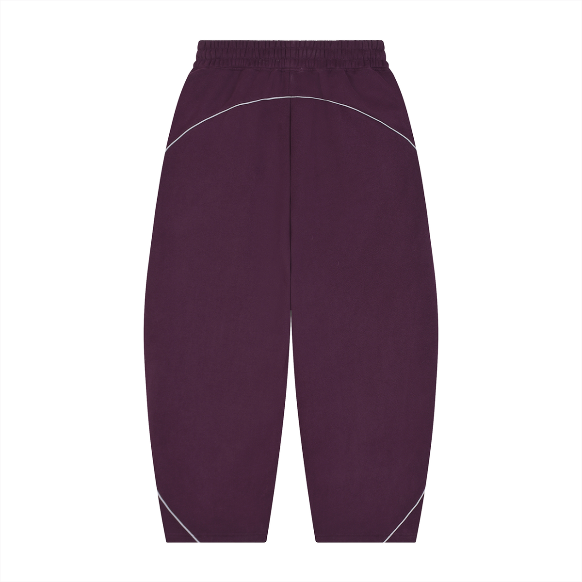 Essential Piping Barrel Leg Sweatpants, unisex streetwear
