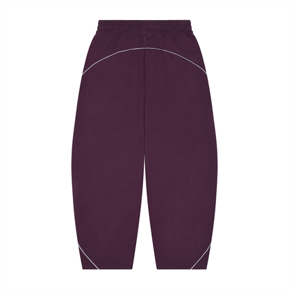 Essential Piping Barrel Leg Sweatpants, unisex streetwear