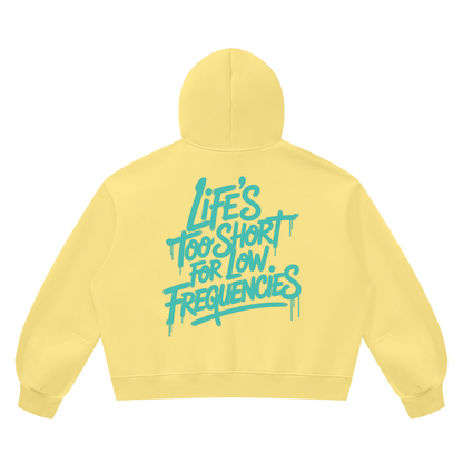 Low Frequencies Vintage Wash Hoodie, unisex streetwear, view 5