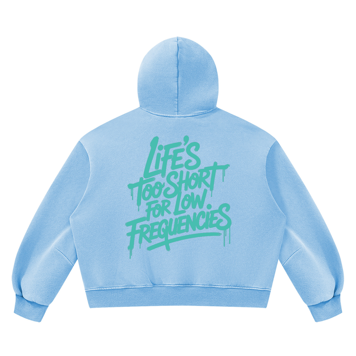 Low Frequencies Vintage Wash Hoodie, unisex streetwear, view 7