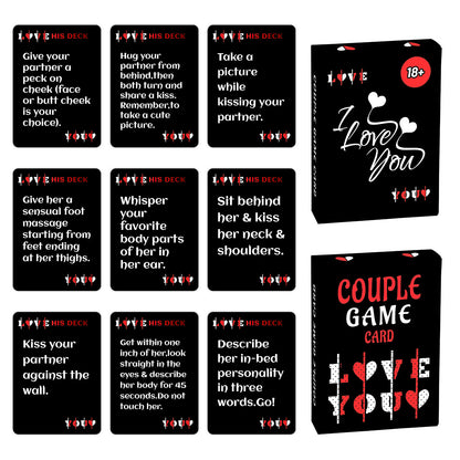 Couple Dating Dinner Essential Game Card