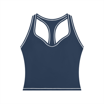 Stride Topstitch Crop Tank, women's activewear, view 10