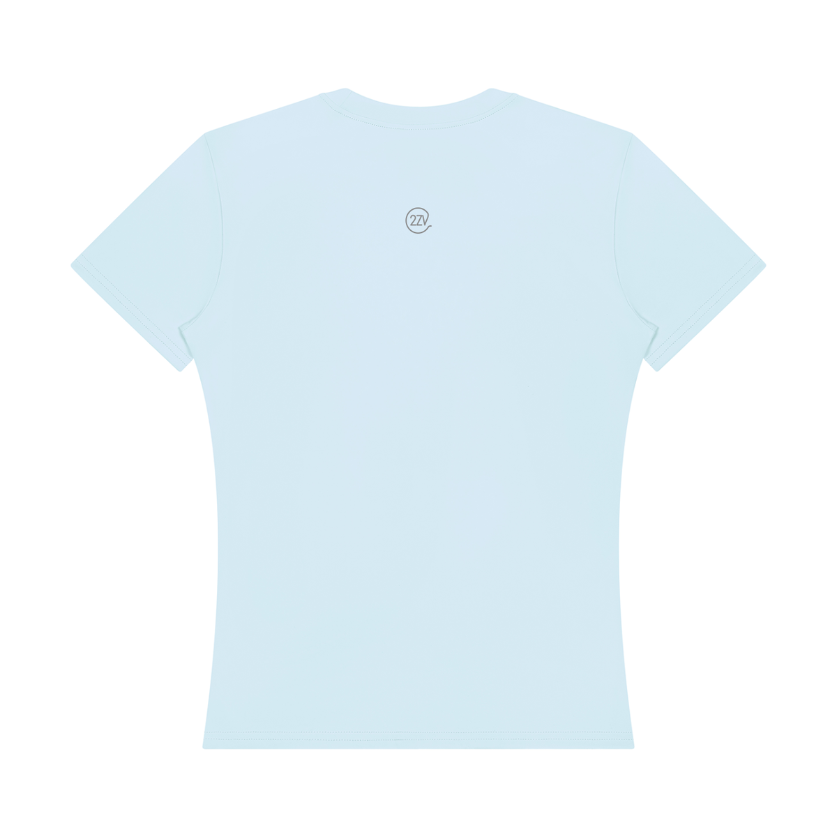 Stride Fitted Training Tee in Light Blue, women's activewear