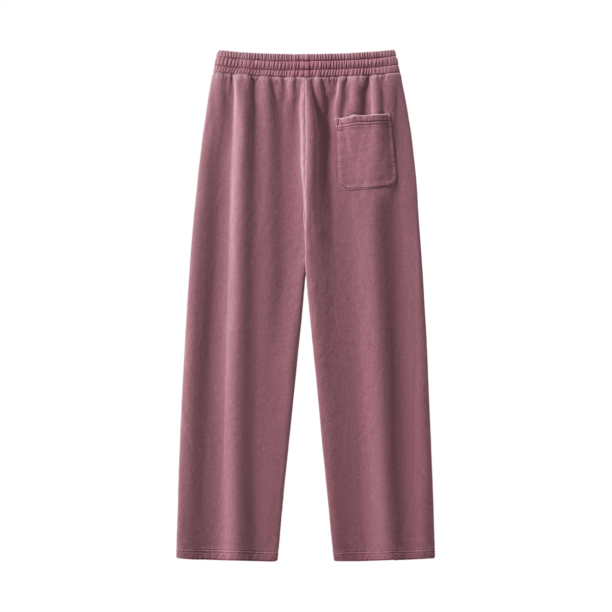 Frayed Wash Fleece Sweatpants, unisex streetwear, view 5