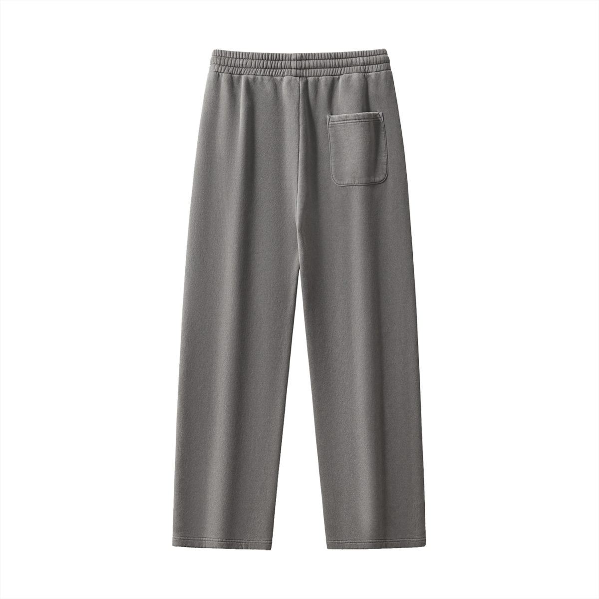 Frayed Wash Fleece Sweatpants, unisex streetwear, view 3