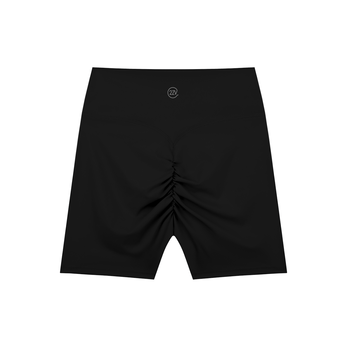 Tandem Strappy Biker Shorts in Black, women's activewear