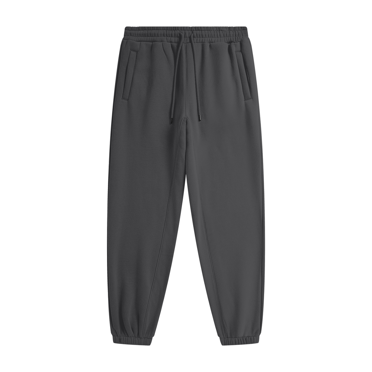 Essential Heavyweight Fleece Joggers in Dark Gray, unisex streetwear