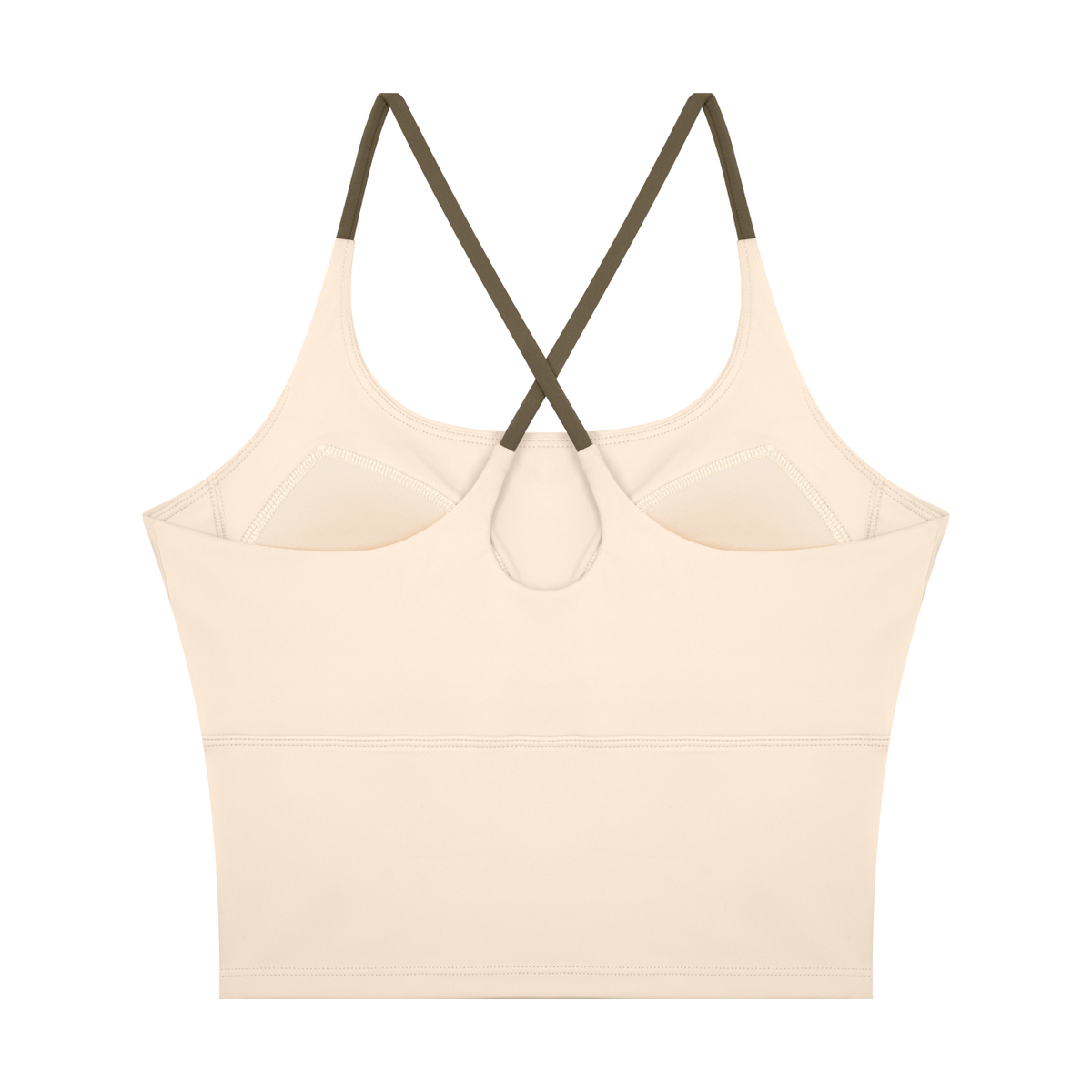 Block Lined Crop Tank, women's activewear, view 4